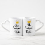 He Swiped Right She Swiped Right For Couples, love Coffee Mug Set<br><div class="desc">He Swiped Right She Swiped Right Mugs,  Cups,  Couple Mugs,  Valentines Gifts,  Mug Set,  Mr and Mrs,  Engagement gift,  Wedding Gift,  Aniversary Gift
***you can contact me for assistance.***</div>