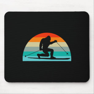 He Telemark Skis! Mouse Pad