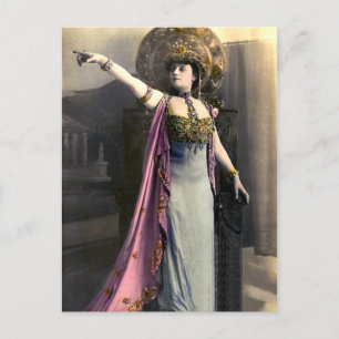 He Went That Way Postcard