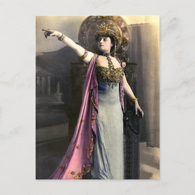 He Went That Way Postcard (Front)