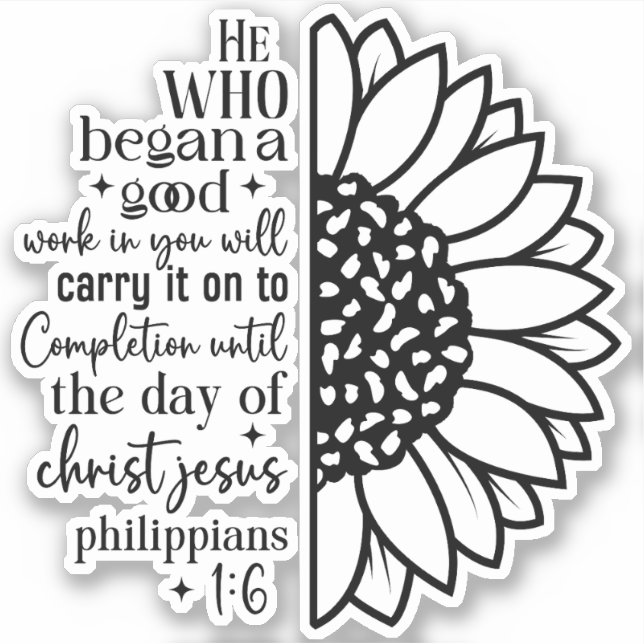 He Who Began Christian Faith  (Front)