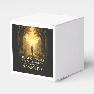 He Who Dwells Psalm 91 Christian Art - Pillow Favour Box