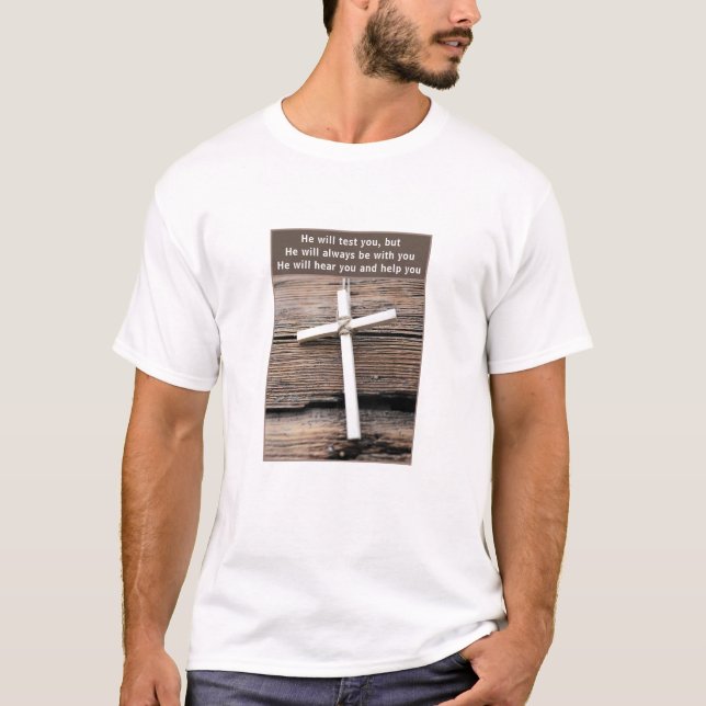 He Will (light) T-Shirt (Front)