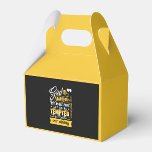 He Will Not Let You Be Tempted – Bible Verse Favour Box