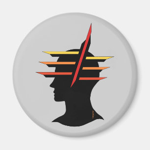 Head Abstract Magnet