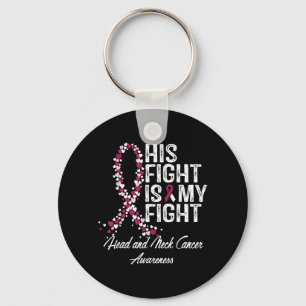 Head and Neck Cancer Awareness Fight is Suprt Key Ring