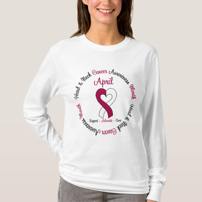 Head and Neck Cancer Awareness Month T-Shirt (Front)