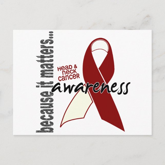 Head and Neck Cancer Awareness Postcard (Front)