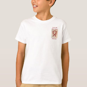 Head and Neck Cancer Awareness Ribbon Angel Tee