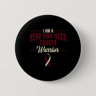 Head And Neck Cancer Awareness Supporter Oral Nasa 6 Cm Round Badge