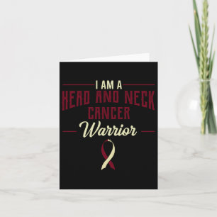Head And Neck Cancer Awareness Supporter Oral Nasa Card