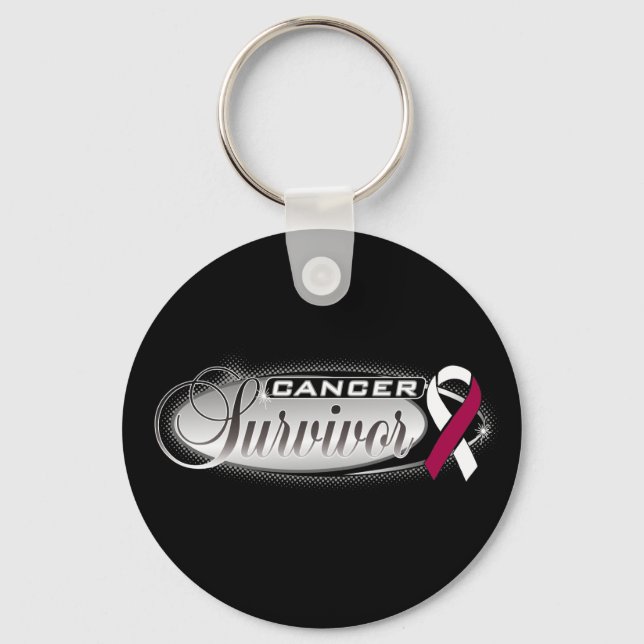 Head and Neck Cancer Survivor Key Ring (Front)