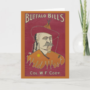 Head-And-Shoulders Portrait Of Buffalo Bill Card