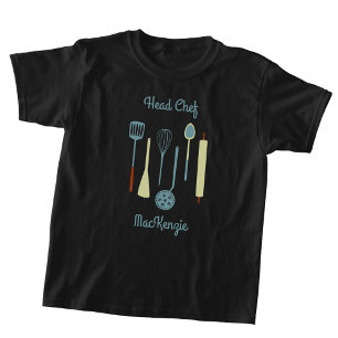 Head Chef Personalised Cooking T-Shirt