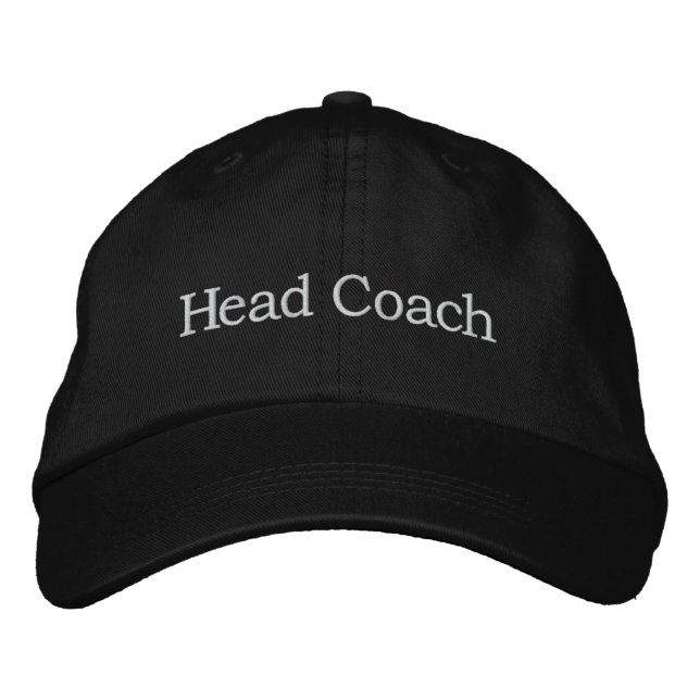 Head Coach Embroidered Hat (Front)