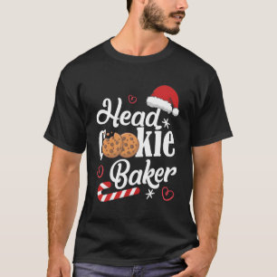 Head Cookie Baker For Christmas T-Shirt