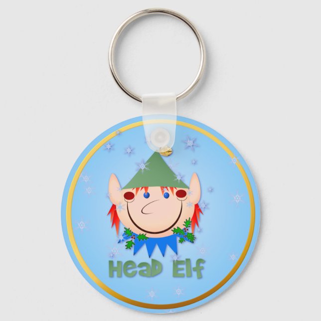 Head Elf Keychains (Front)