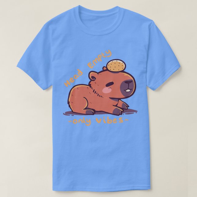Head Empty Capybara  T-Shirt (Design Front)