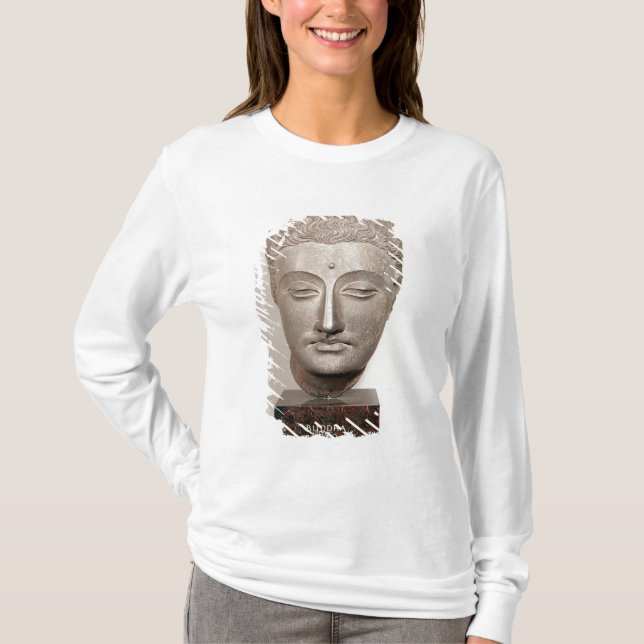 Head from a statue of the Buddha, from T-Shirt (Front)