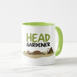 Head Gardener Illustration Mug