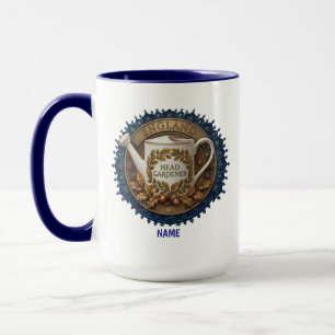Head Gardener Personalised British Heritage Wate Mug