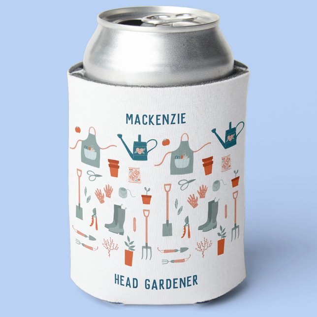 Head Gardener Personalised Can Cooler (Creator Uploaded)