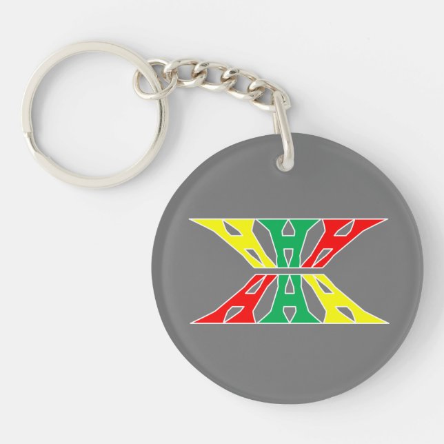 Head, Hand, Heart keychain (Front)