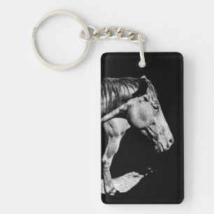 head horse's leg key ring