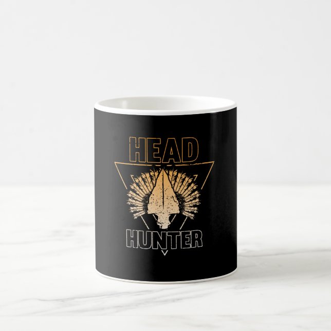 Head Hunter, Collecting Hunting Relics Coffee Mug (Center)