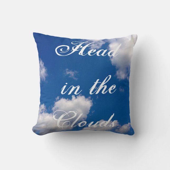 Head in the Clouds Cushion (Front)