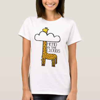 "Head in the Clouds" Giraffe Ladies T-Shirt