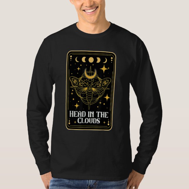 Head in the Clouds Inspirational Manifestation Cry T-Shirt (Front)