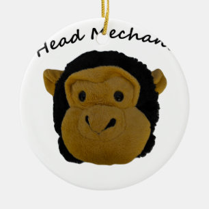 Head Mehanic Ceramic Tree Decoration