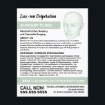 Head Model, Plastic Surgeon, Plastic Surgery Flyer<br><div class="desc">Head Model,  Plastic Surgeon,  Plastic Surgery Advertising Flyers By The Business Card Store.</div>