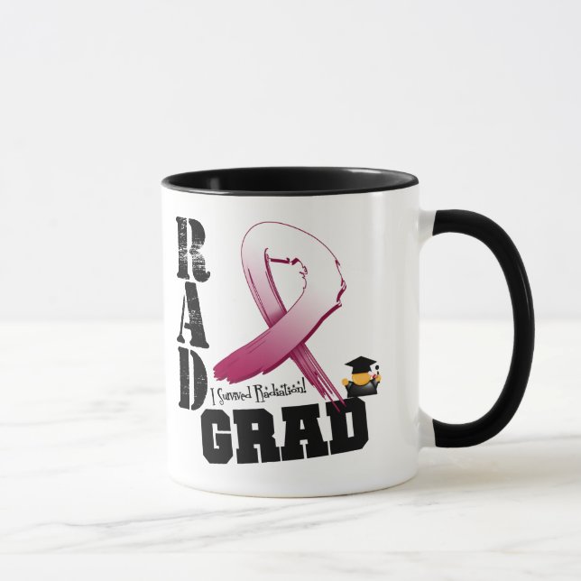Head Neck Cancer Radiation Therapy RAD Grad Mug (Right)