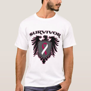 Head Neck Cancer Survivor Crest T-Shirt