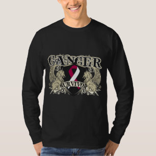 Head Neck Cancer Survivor Mens Heraldry T-Shirt