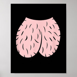 Head Nuts Men Funny Joke Halloween Costume  Poster