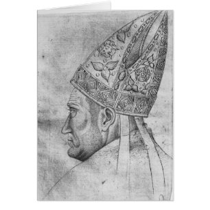 Head of a bishop, from the The Vallardi Album