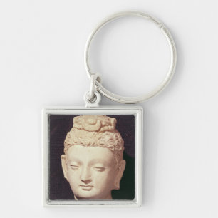 Head of a Buddha, Greco-Buddhist style Key Ring