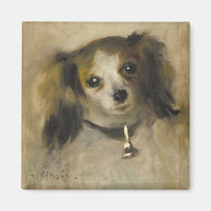 Head of a Dog, 1870 (oil on canvas) Magnet