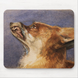 Head of a Fox Mouse Pad