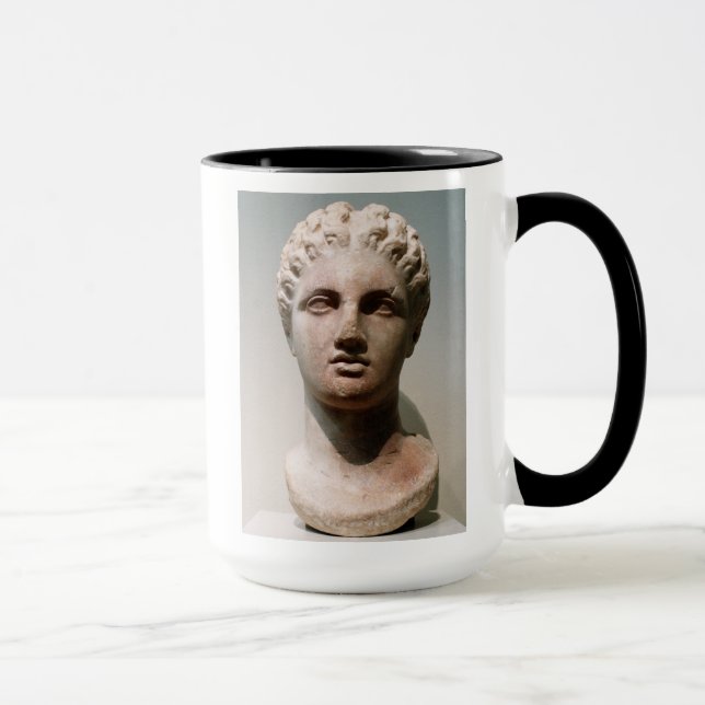 Head of a goddess, 4th century B.C. Mug (Right)