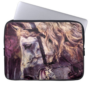 Head of a Horse by Giovanni Boldini, Vintage Art Laptop Sleeve