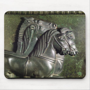 Head of a horse from a quadriga mouse pad