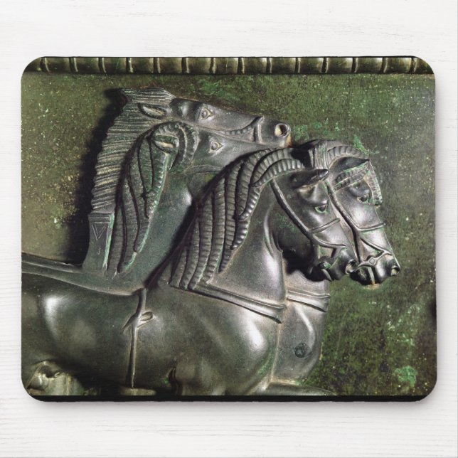 Head of a horse from a quadriga mouse pad (Front)
