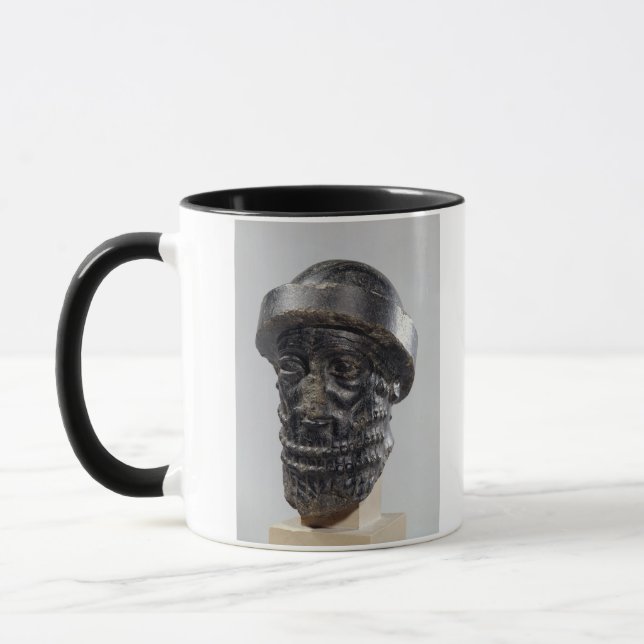 Head of a king, possibly Hammurabi, king of Babylo Mug (Left)