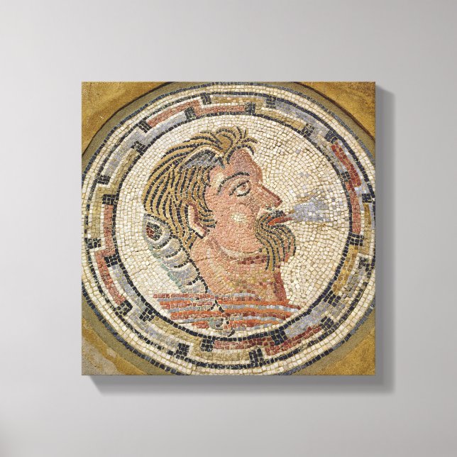 Head of a man 2 canvas print (Front)