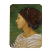 Head of a Mulatto Woman, 1861 (oil on paper laid o