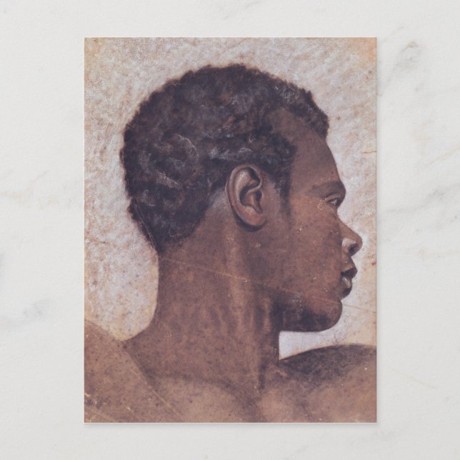 Head of a Negro Postcard (Front)